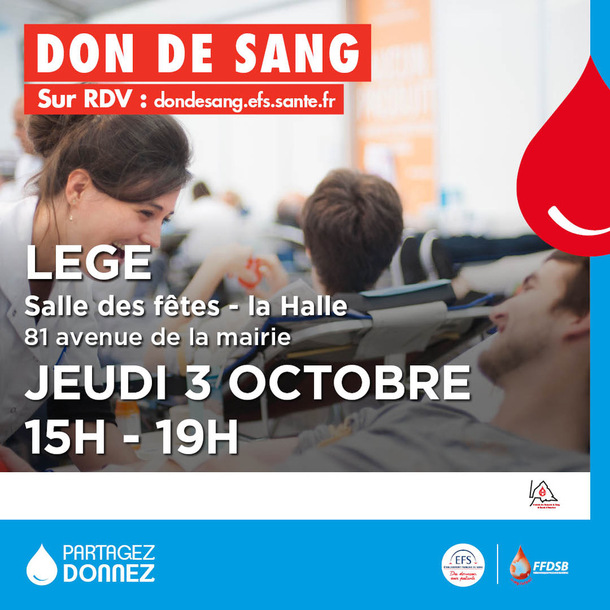 Collecte de sang Lège-Cap Ferret